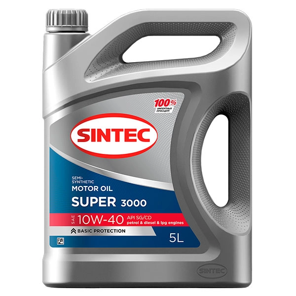 SINTEC Super 3000 10W-40 (SG/CD) п/синт 5л
