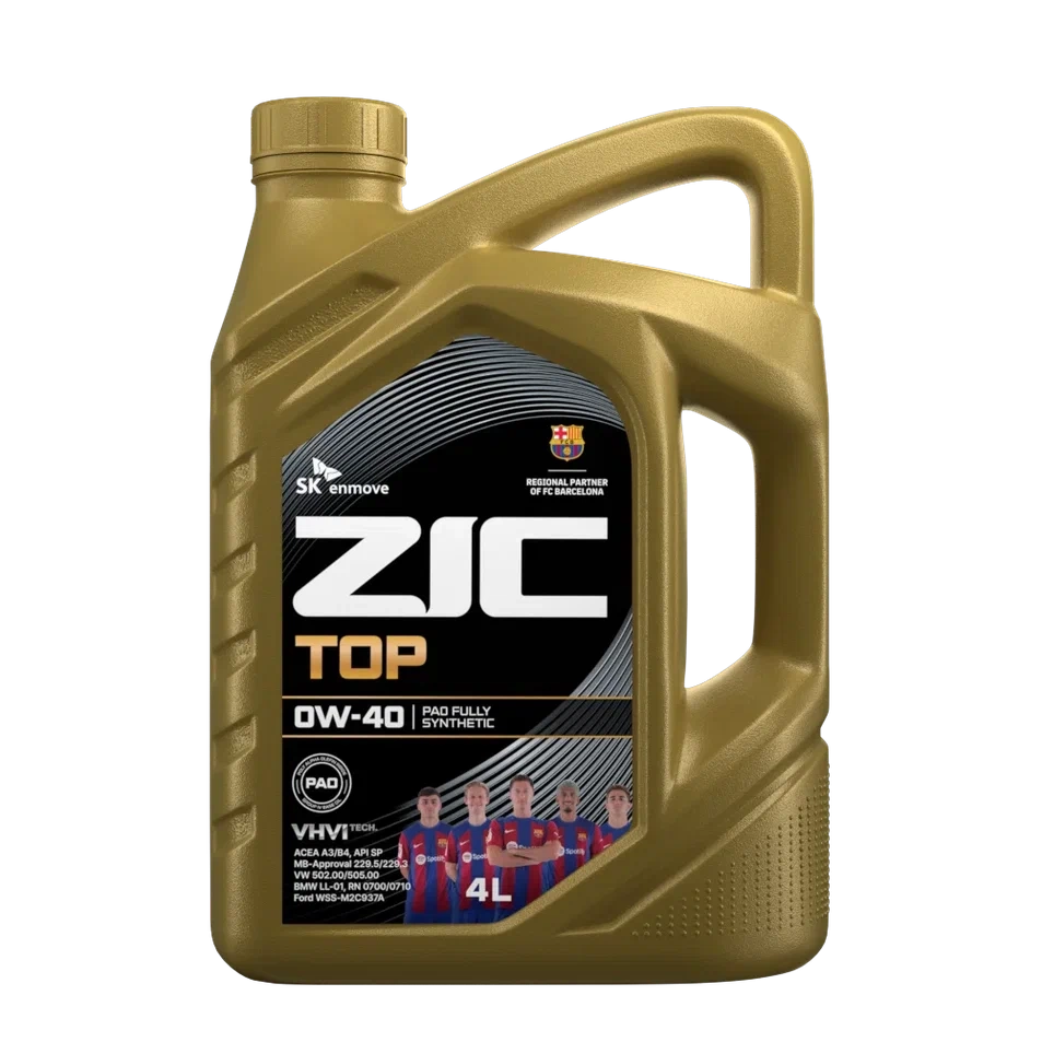 ZIC TOP 0W-40 (SP | A3/B4 | WSS-M2C937A) PAO синт 4л