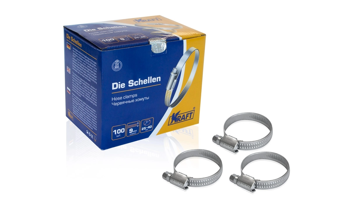 Хомут KRAFT 25-40мм 100шт