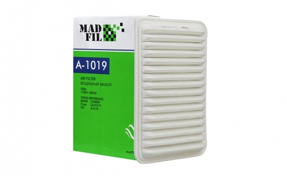 Ф/в MADFIL A-1019 (TOYOTA 17801-28030)
