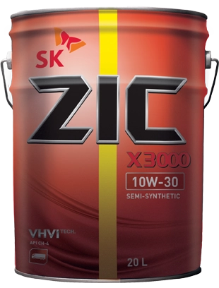 ZIC X3000 Diesel 10W-30 (CH-4 | DH-1) п/синт 20л
