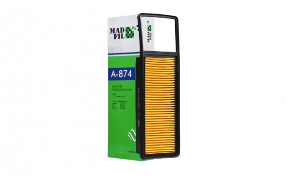 Ф/в MADFIL A-874 (HONDA 17220-PWA-003)