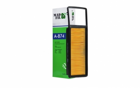 Ф/в MADFIL A-874 (HONDA 17220-PWA-003)