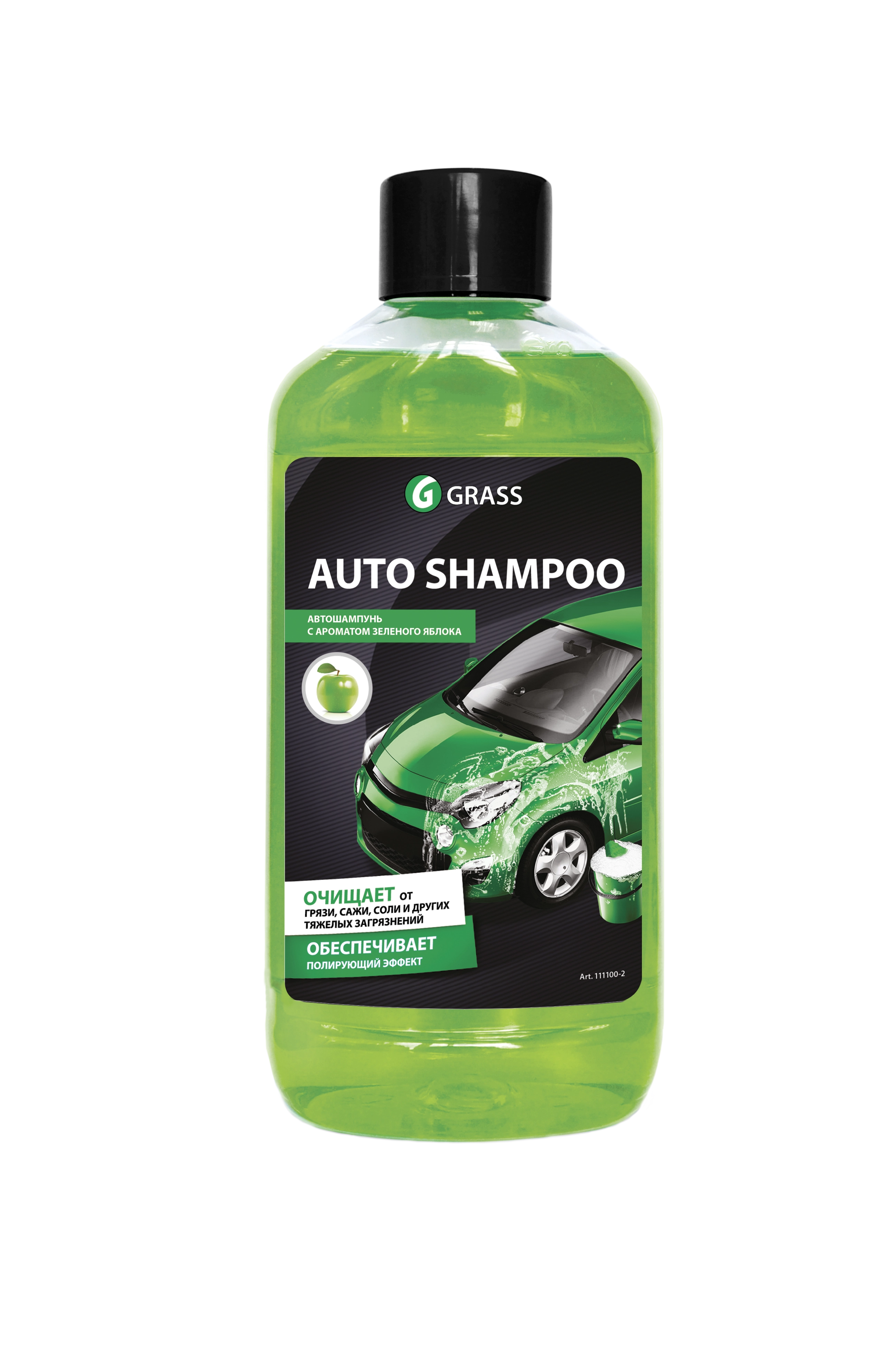 Grass Auto Shampoo Автошампунь для ручной мойки ЯБЛОКО 1л