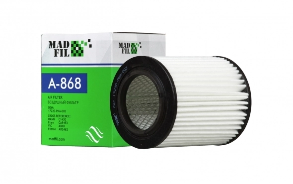 Ф/в MADFIL A-868 (HONDA 17220-PNA-003)