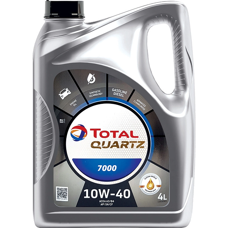 Total Quartz 7000 10W-40 (SN/CF) п/синт 4л