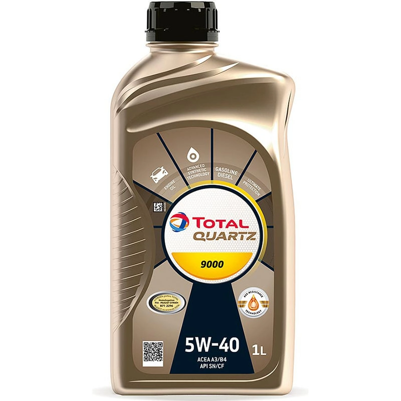 Total Quartz 9000 5W-40 (SN/CF) синт 1л