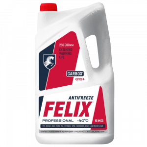 Антифриз Felix Carbox G12+ (красный) 5кг