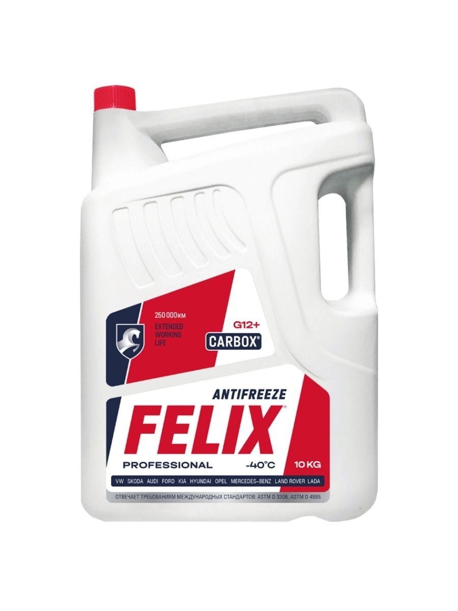 Антифриз Felix Carbox G12+ (красный) 10кг