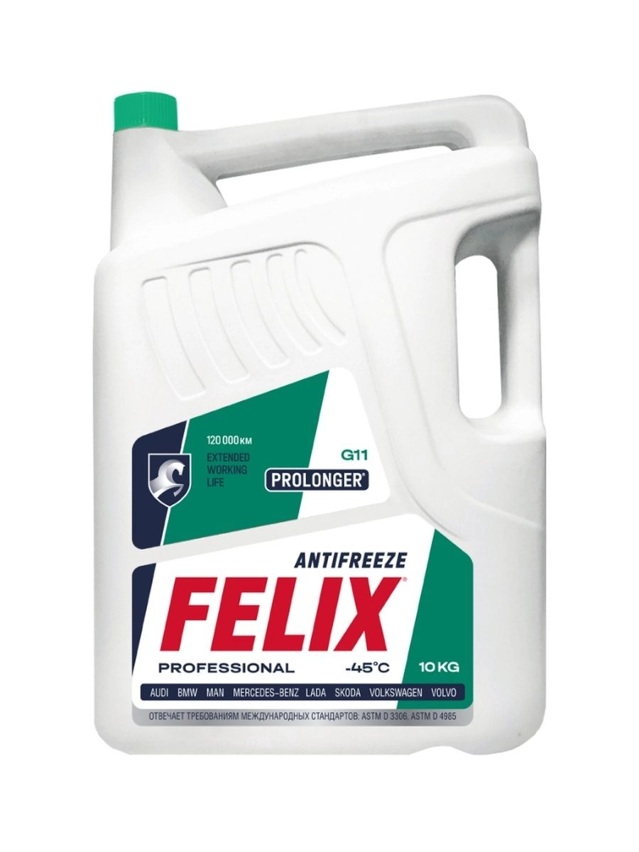 Антифриз Felix Prolonger G11 (зеленый) 10кг