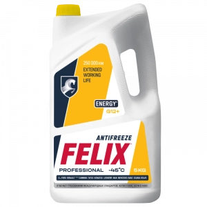 Антифриз Felix Energy G12+ (желтый) 5кг