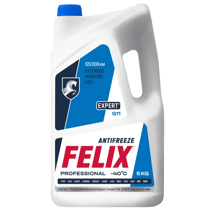 Антифриз Felix Expert G11 (синий) 5кг