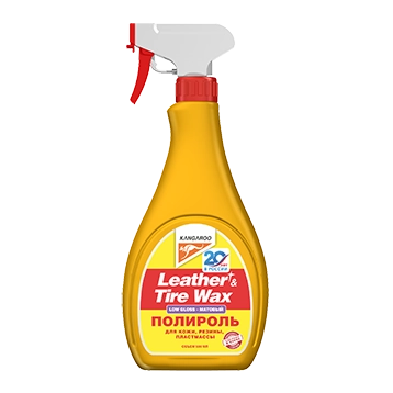 KANGAROO Leather and Tire Wax Low Gloss Полироль МАТОВЫЙ 500мл