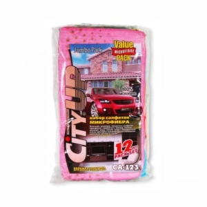 CityUP СA-123 микрофибра 35х40см 12шт