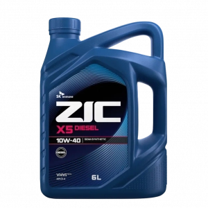 ZIC X5 Diesel 10W-40 (CI-4 | SL) п/синт 6л