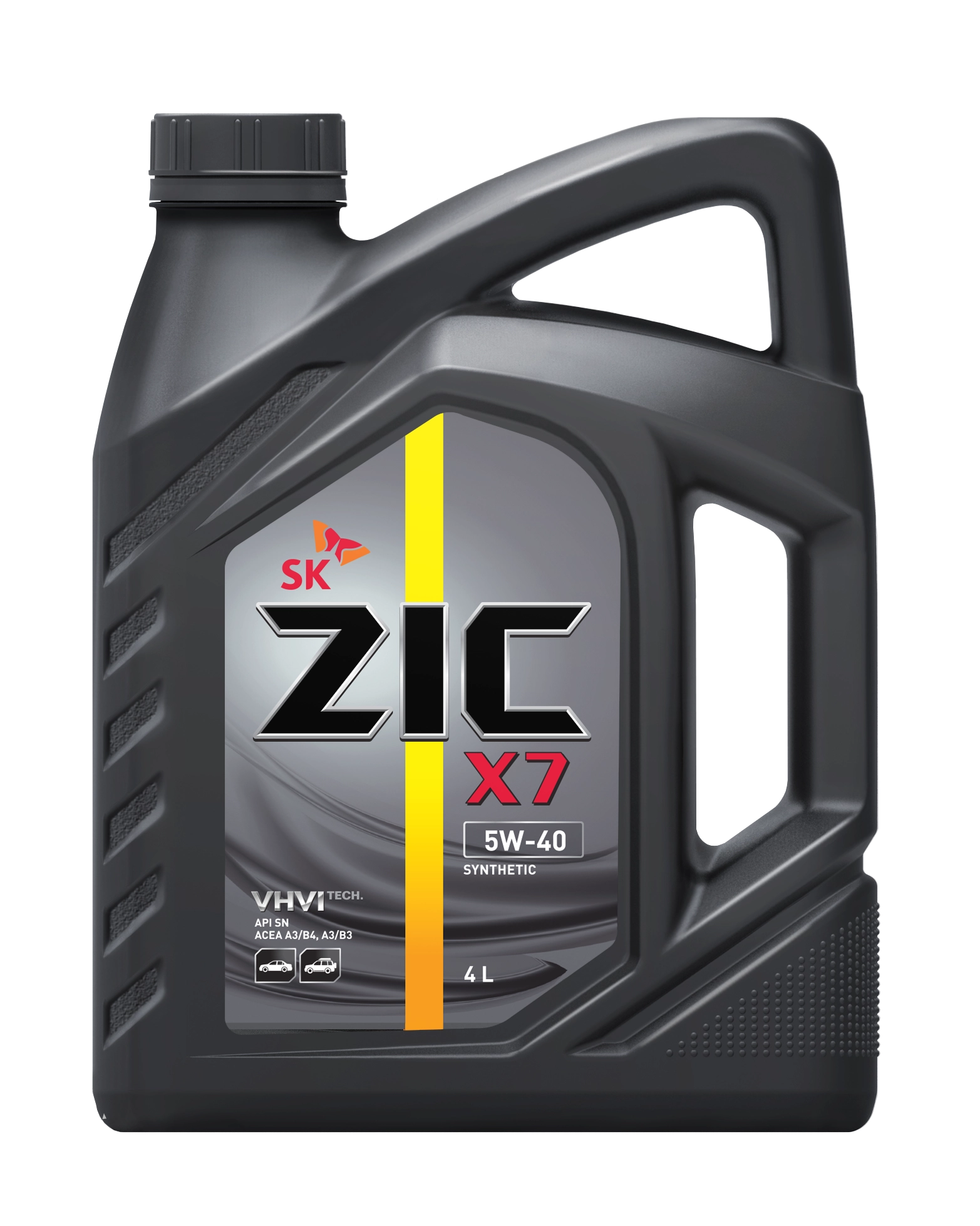 ZIC X7 5W-40 (SN | A3/B4 | 502/505 | 0700/0710) синт 4л