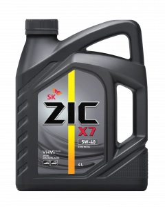 ZIC X7 5W-40 (SN | A3/B4 | 502/505 | 0700/0710) синт 4л