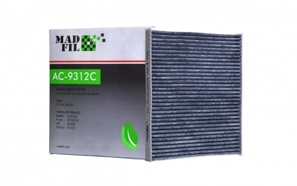 Ф/с MADFIL AC-9312С (KIA 97133-2E215) угольный