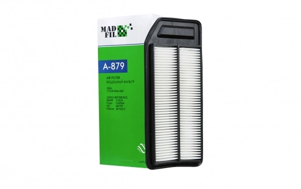 Ф/в MADFIL A-879 (HONDA 17220-RAA-A00)