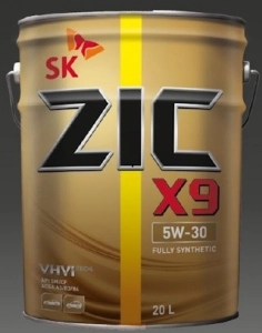 ZIC X9 5W-30 (SL/CF | A3/B4 | 502/505 | 229.5 | GM-LL-B-025) синт 20л