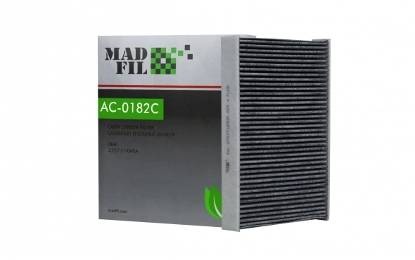 Ф/с MADFIL AC-0182C (NISSAN 272771KA0A) угольный