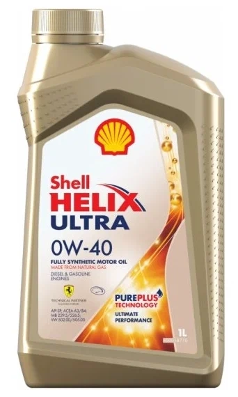 Shell Helix Ultra 0W-40 синт 1л