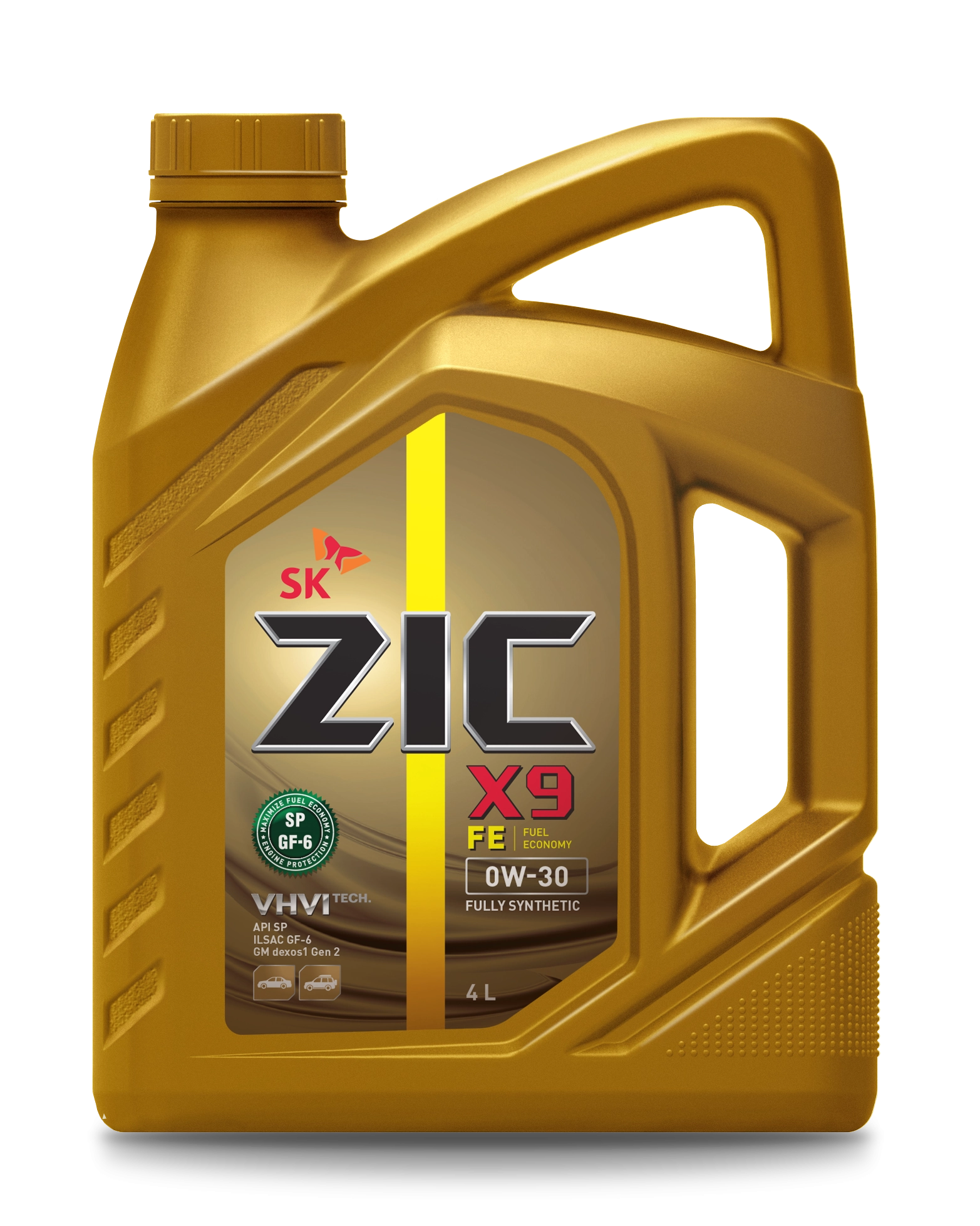 ZIC X9 FE 0W-30 (SP | GF-6 | Dexos1_Gen2) синт 4л