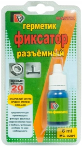 MASTIX Фиксатор резьбы разъемный ЗЕЛЕНЫЙ 6мл