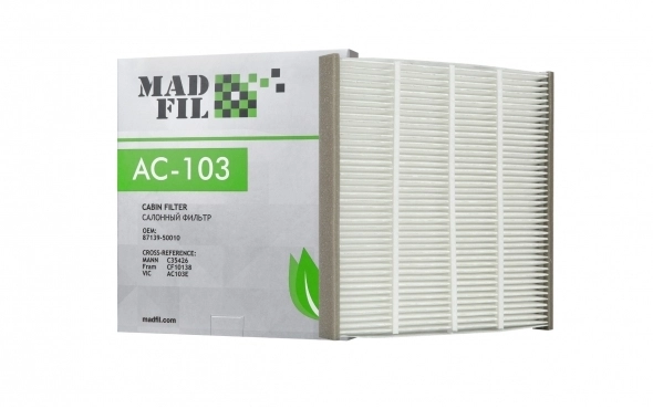 Ф/с MADFIL AC-103 (TOYOTA 87139-50010) 