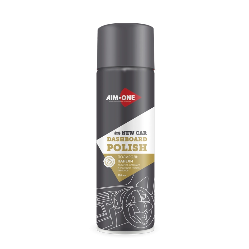 AIM-ONE Полироль панели NEW CAR (аэроз) 220мл