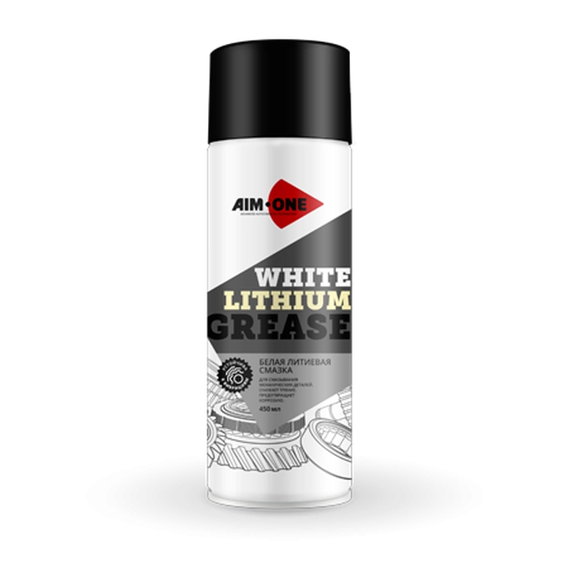 AIM-ONE Смазка белая литиевая (аэроз) 450мл