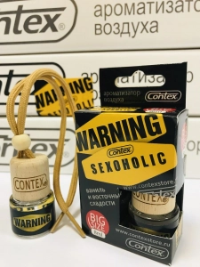 CONTEX флакон с деревянной крышкой WARNING SEXOGOLIC