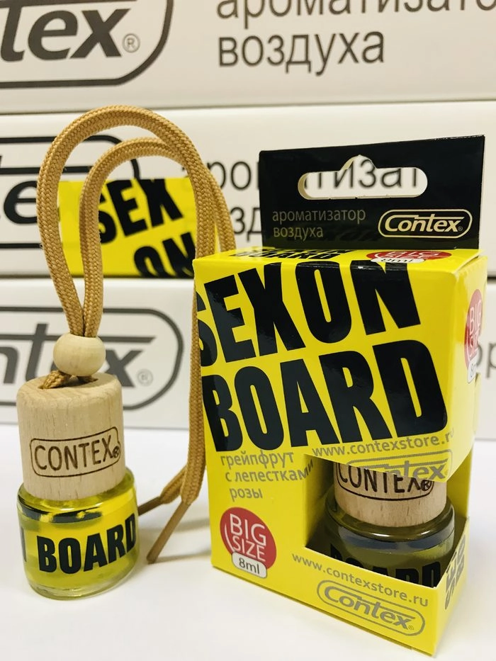 CONTEX флакон с деревянной крышкой SEX ON BOARD
