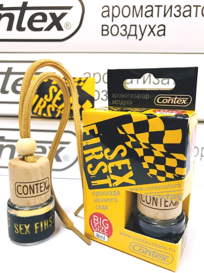 CONTEX флакон с деревянной крышкой SEX FIRST