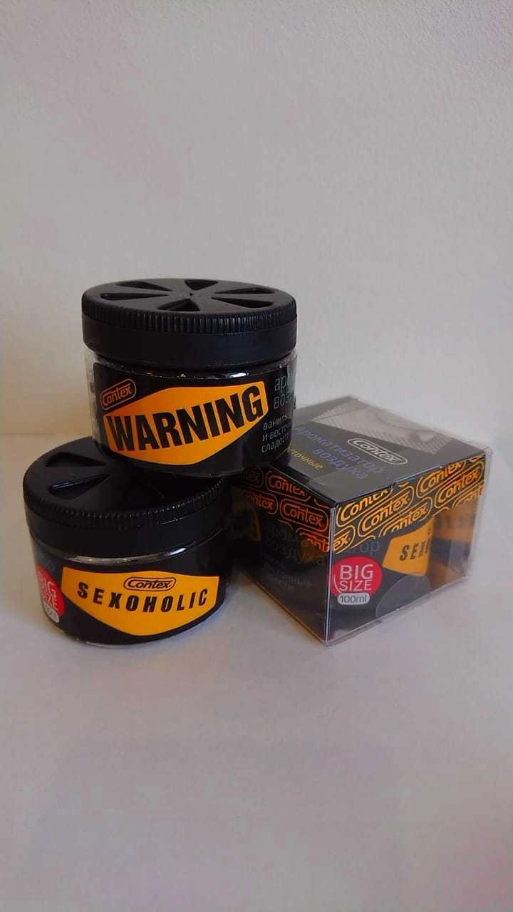 CONTEX гелевый банка WARNING SEXOGOLIC