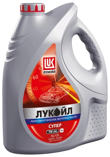 ЛУКОЙЛ Супер 5W-40 (SG/CD) п/синт 5л