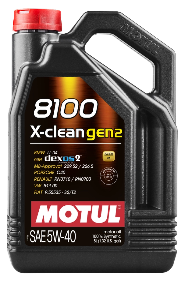 Motul 8100 X-clean_GEN2 5W-40 (SN | C3) синт 5л
