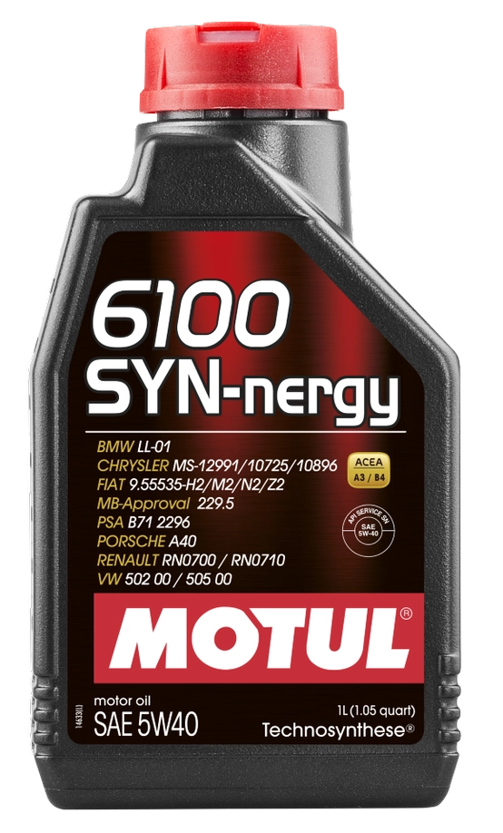 Motul 6100 Syn-Nergy 5W-40 (SN | A3/B4) п/синт 1л