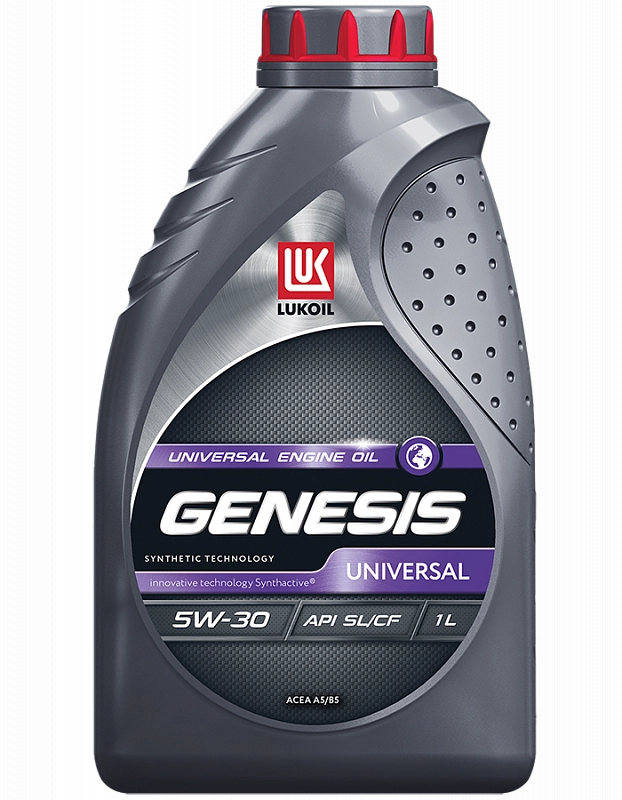 ЛУКОЙЛ Genesis Universal 5W-30 (SL/CF | A5/B5 | WSS-M2C-913-D | 0700) п/синт 1л