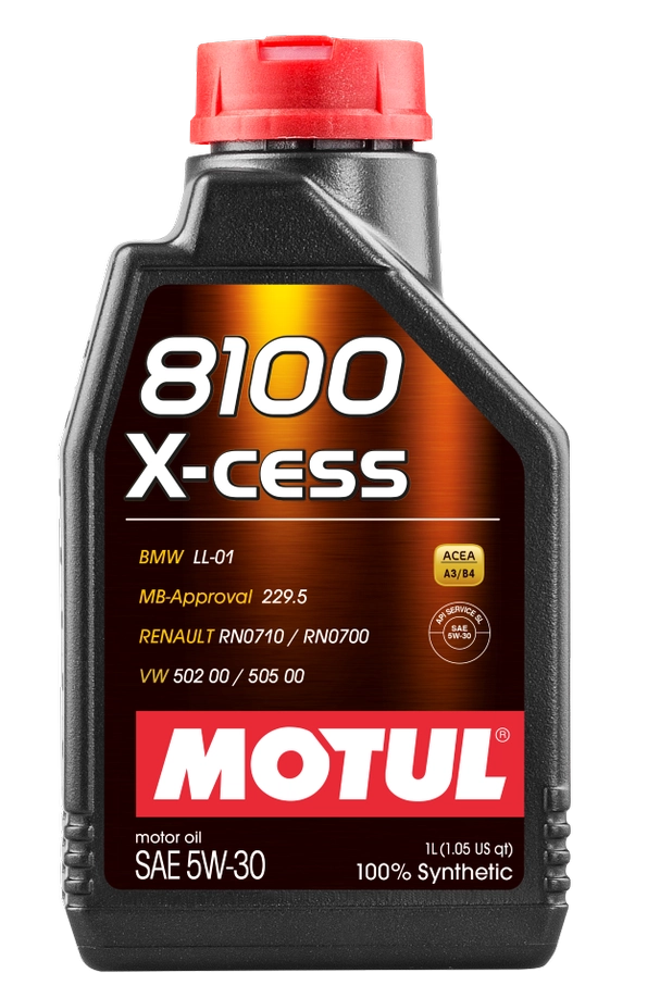 Motul 8100 X-cess 5W-30 (SL | A3/B4) синт 1л