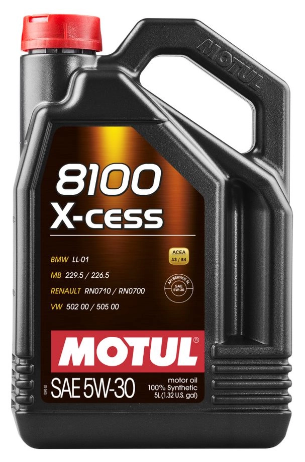 Motul 8100 X-cess 5W-30 (SL | A3/B4) синт 5л