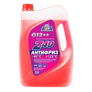 Антифриз AGA G12++ (красный) -40°C 5л