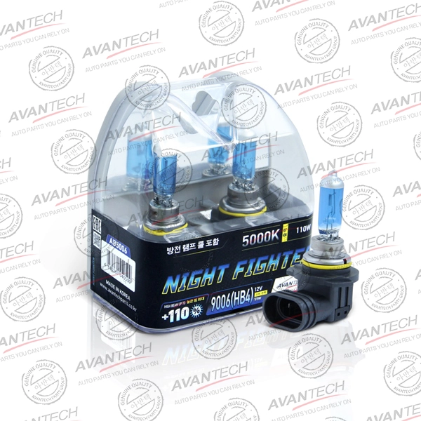 HB4    12V 55W (110W) 5000K P22d Комплект 2шт AVANTECH