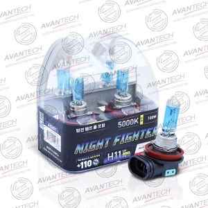 H11    12V 55W (100W) 5000K PJG19-2 Комплект 2шт AVANTECH