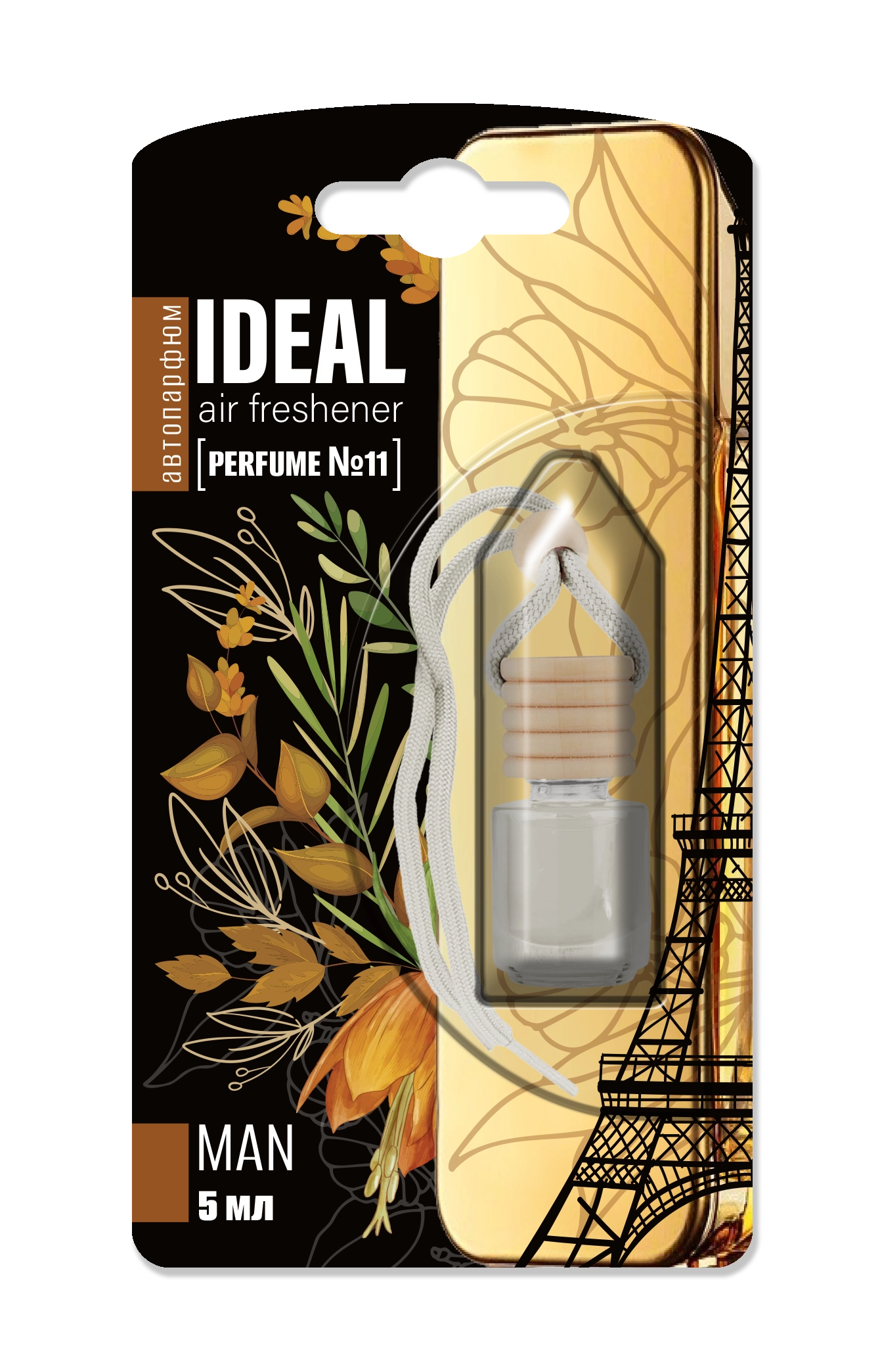 IDEAL PARFUM флакон с деревянной крышкой №11 5мл
