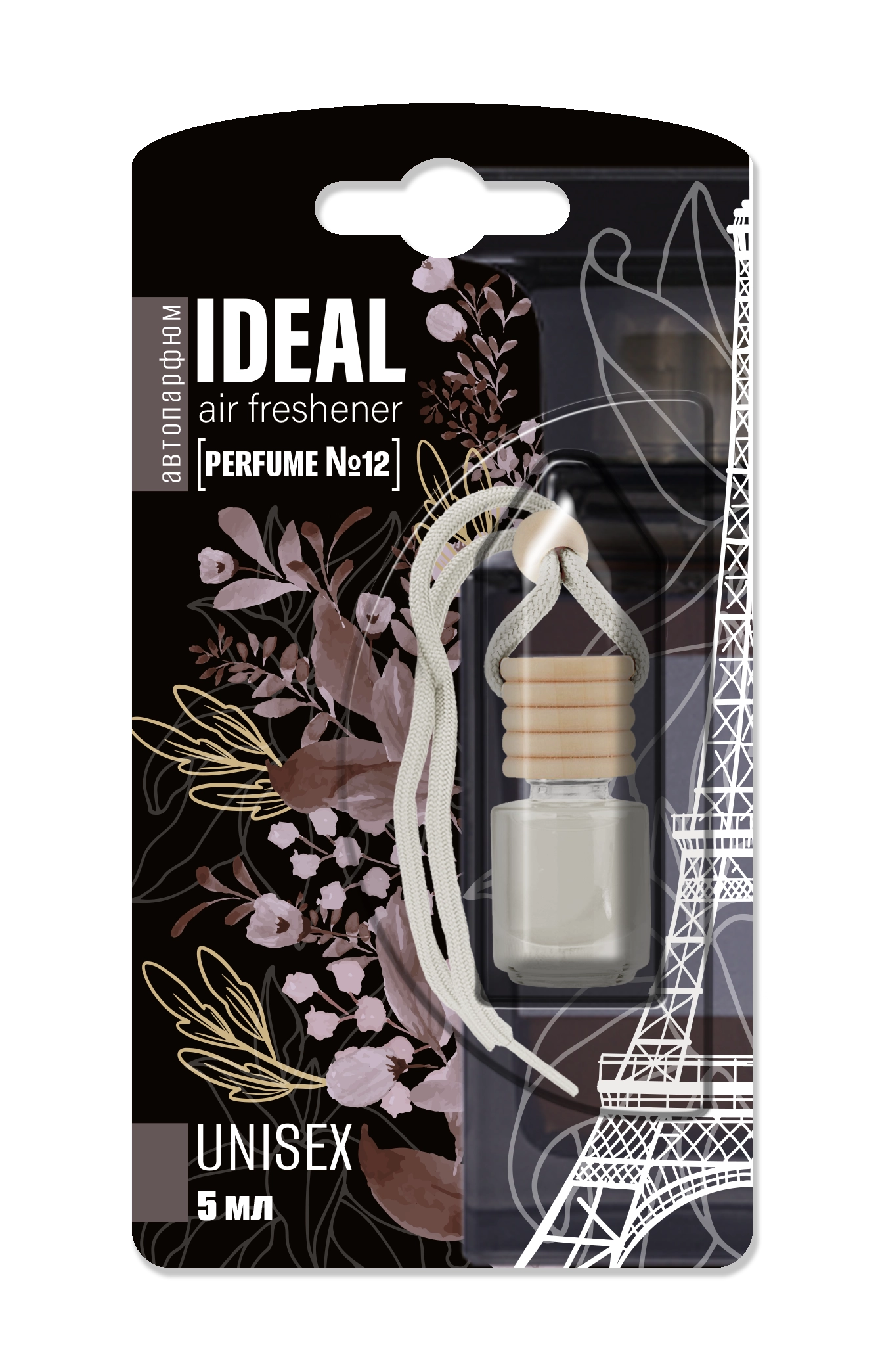 IDEAL PARFUM флакон с деревянной крышкой №12 5мл
