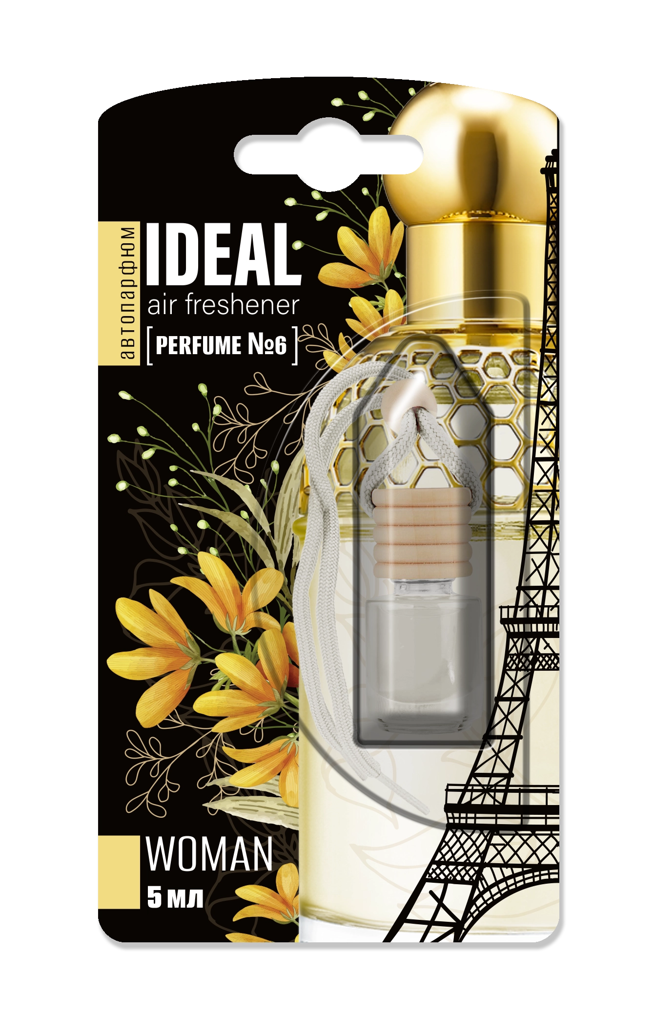 IDEAL PARFUM флакон с деревянной крышкой №6 5мл