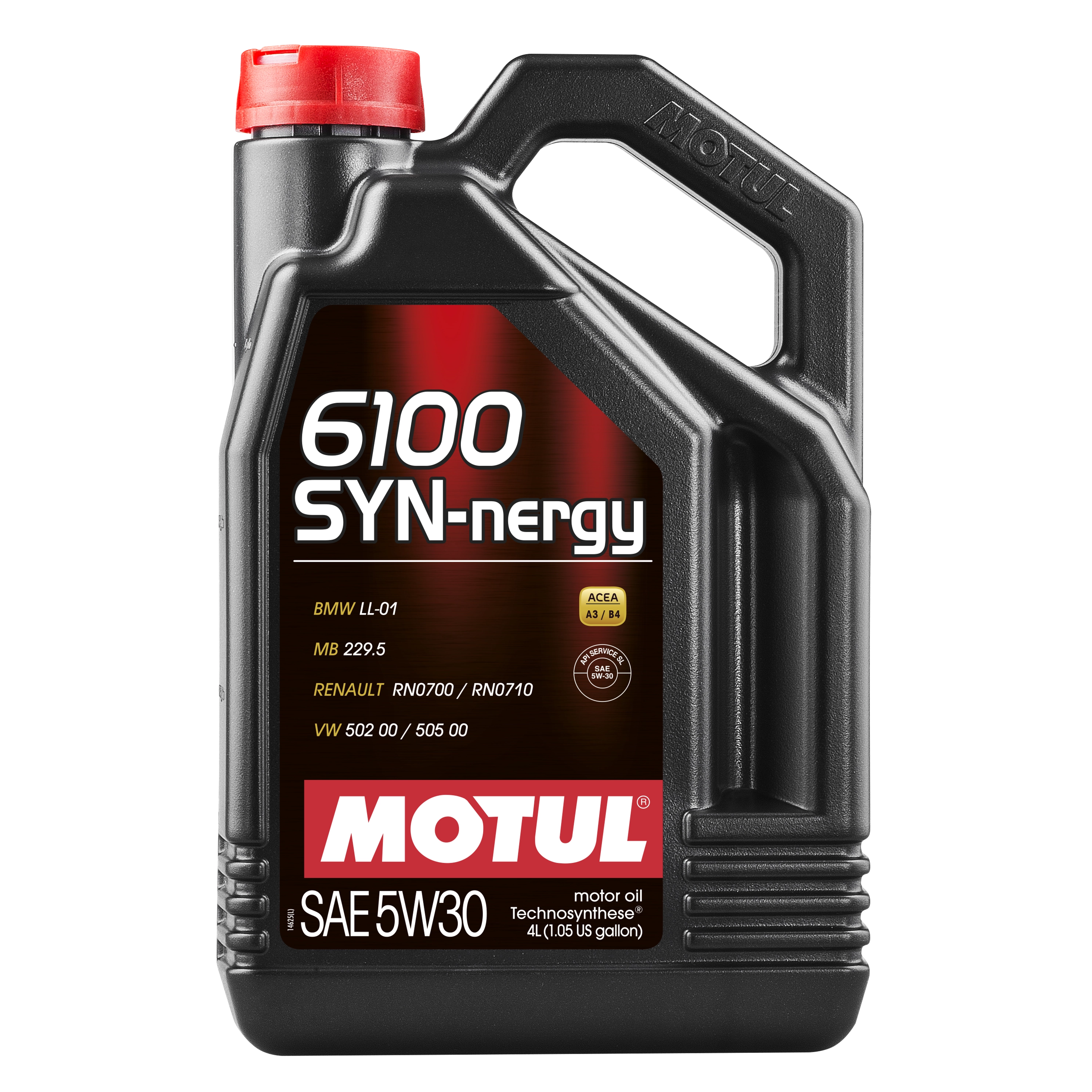 Motul 6100 Syn-Nergy 5W-30 (SL | A3/B4) п/синт 4л