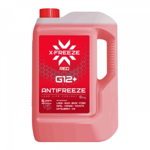 Антифриз X-Freeze Red G12+  (красный) 5кг