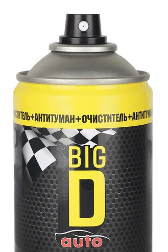 BigD Очиститель стекол АНТИ-ЗАПОТЕВАНИЕ (аэрозоль) 500мл